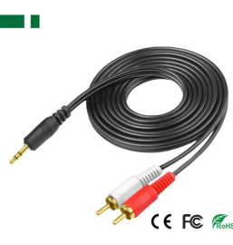 CAU-1M2M-5-3.5mm Stereo na 2RCA kabl, duzine 5m